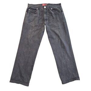 RK Jeans‎ Co Premium Denim Jeans Men's W40 L34 Wide Leg Relaxed Dark EUC